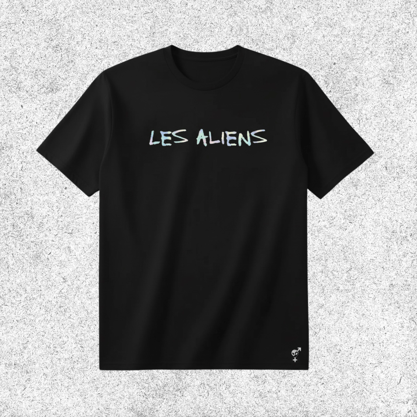 Holographic Signal Tee - Les Aliens