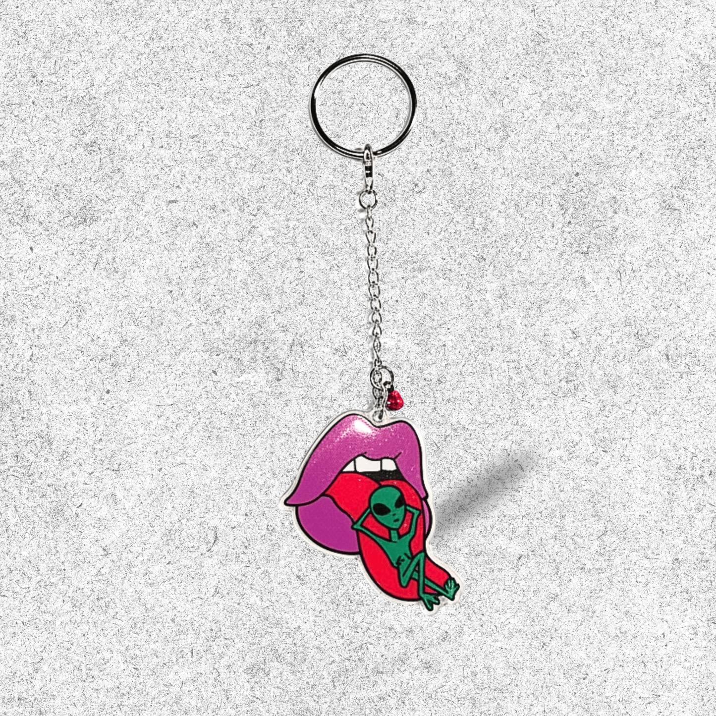 Cosmic Kiss Keychain - Les Aliens