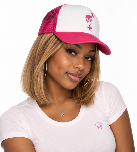 Pink Pulse Trucker