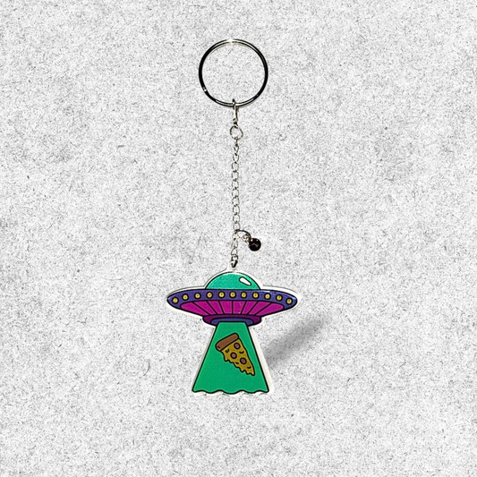 Saucer Slice Keychain