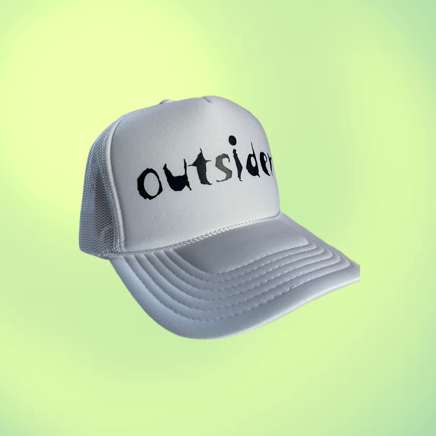 White Outsider Trucker