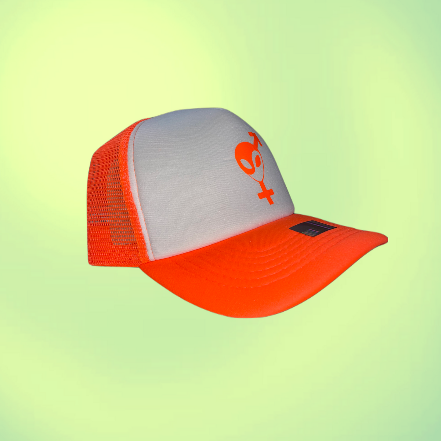 Neon Orange Trucker