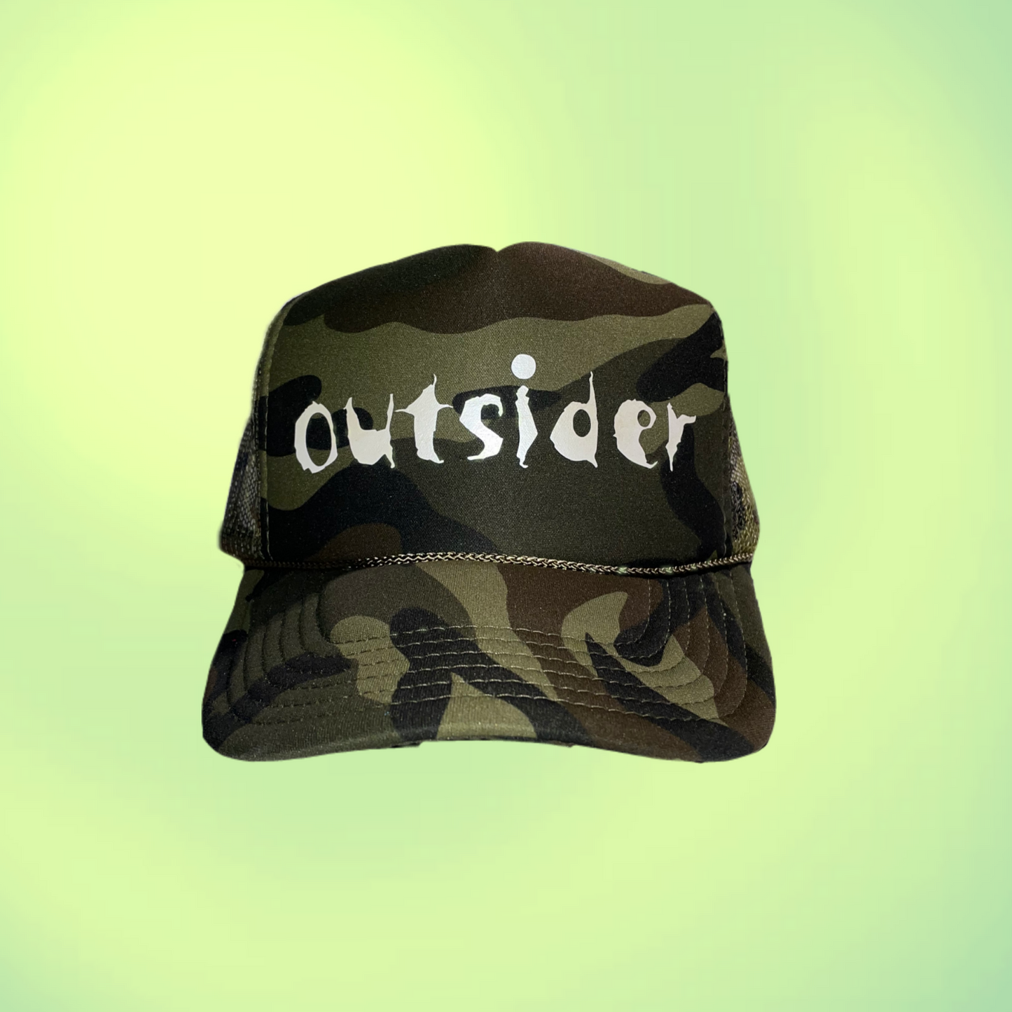 Camo Outsider Trucker