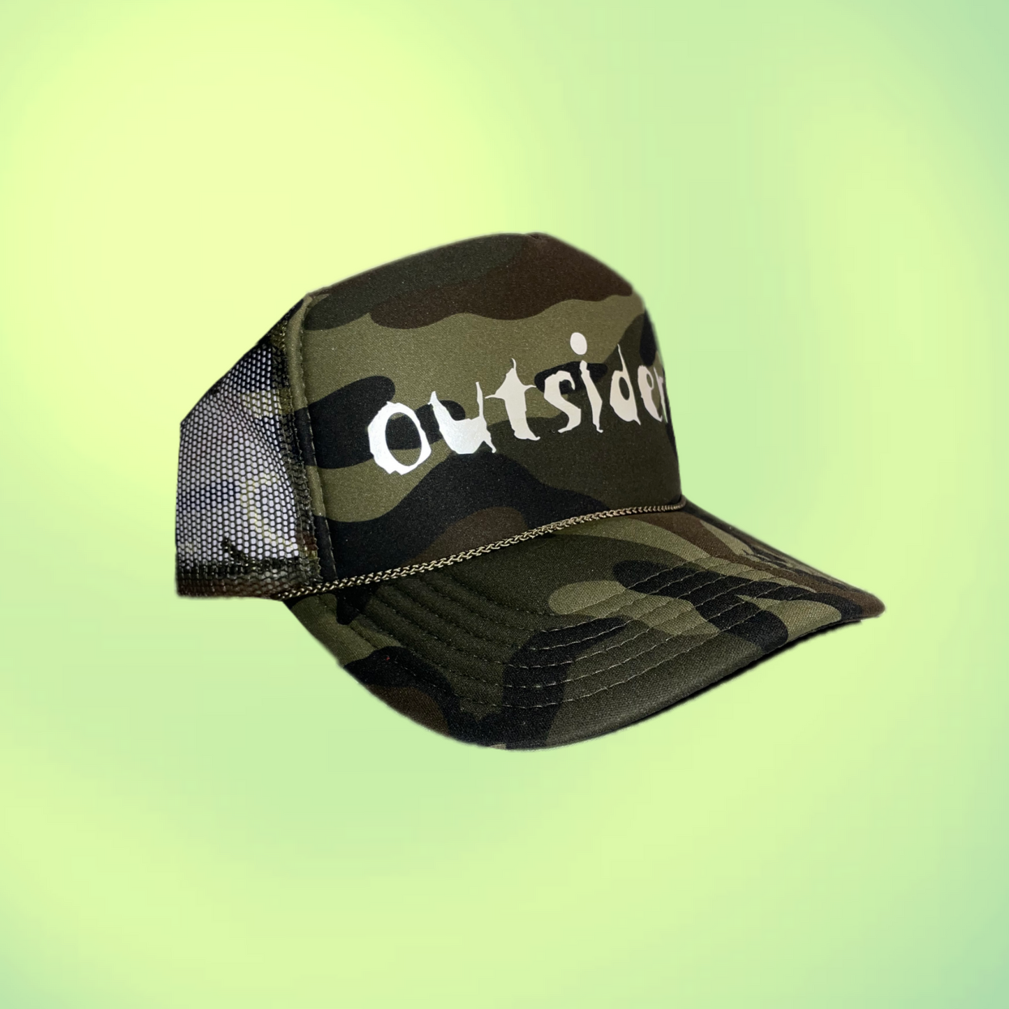 Camo Outsider Trucker