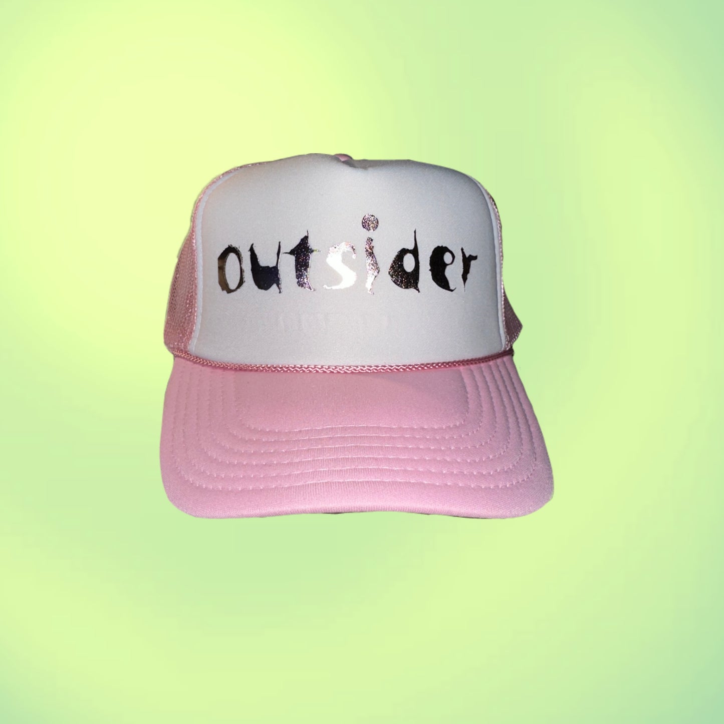 Pink Shimmer Outsider Trucker