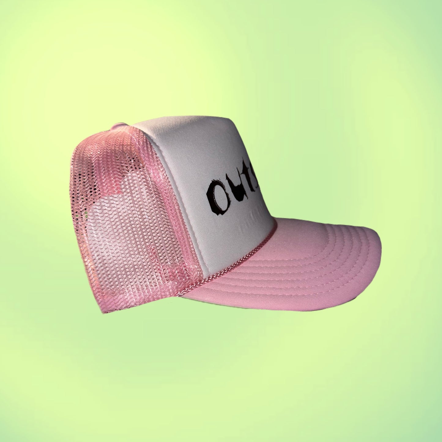 Pink Shimmer Outsider Trucker